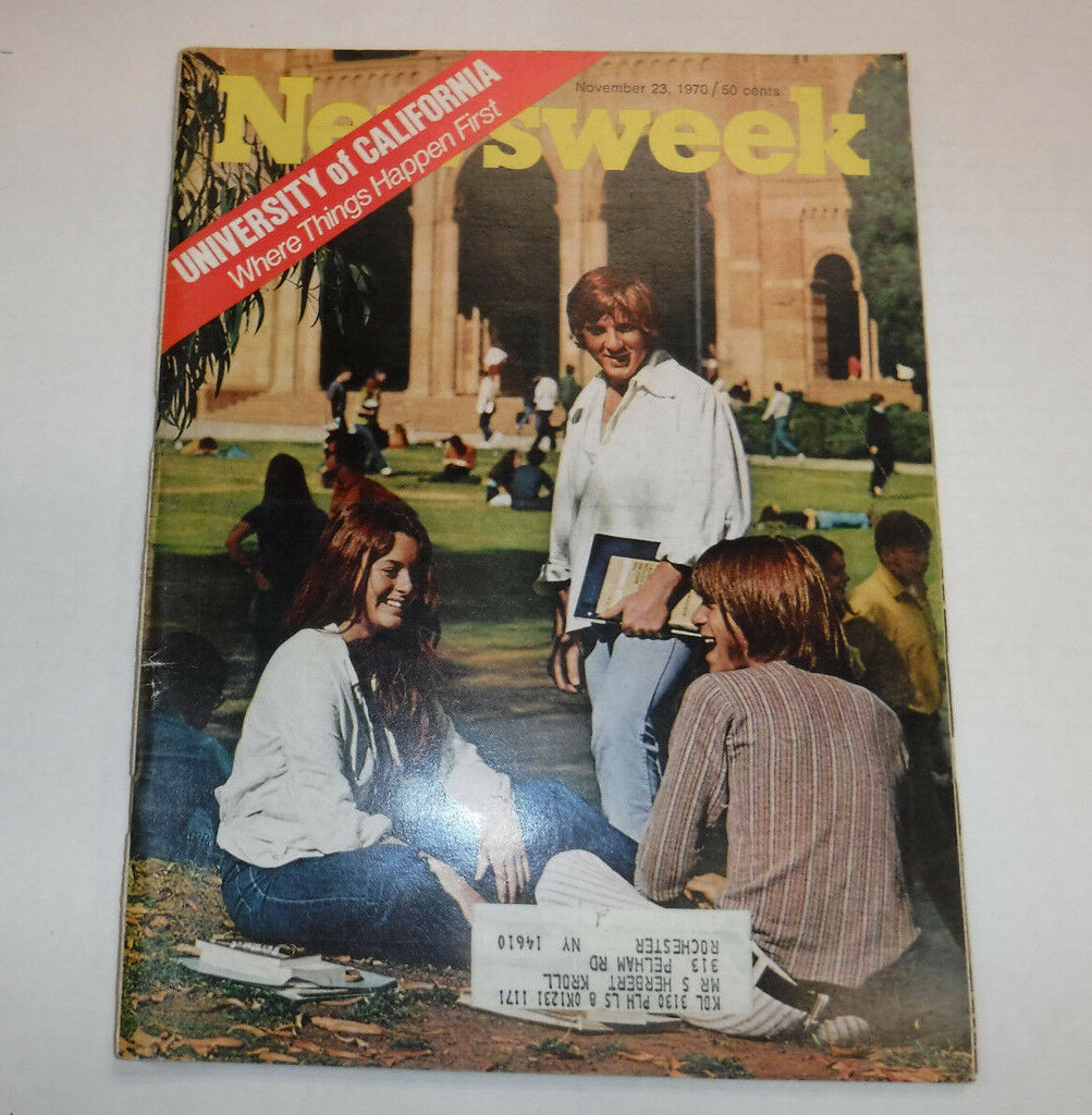 Newsweek Magazine University Of California November 23, 1970 101816R2