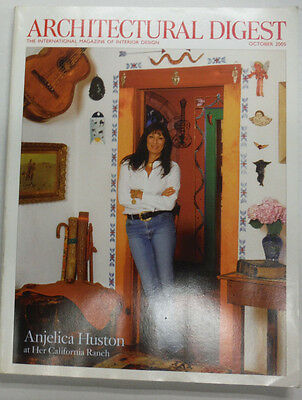 Architectural Digest Magazine Anjelica Huston California October 2005 070415R