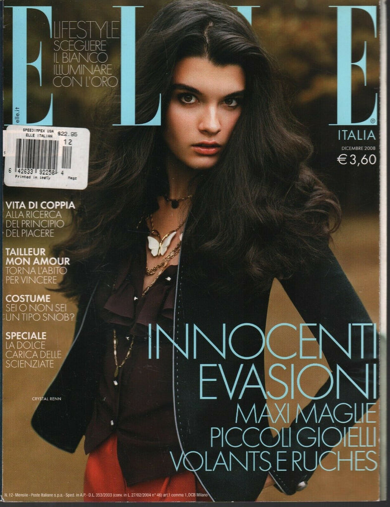 Elle Italian Edition December 2008 Maxi Maglie Piccoli Gioielli 012220AME2