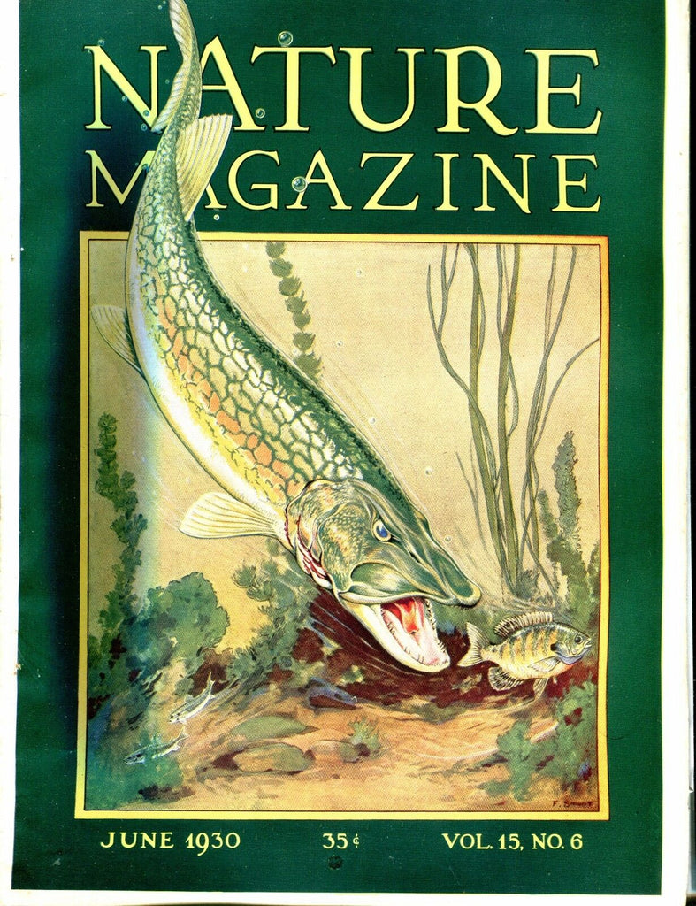 Nature Magazine June 1930 Fish VG No ML 020817jhe