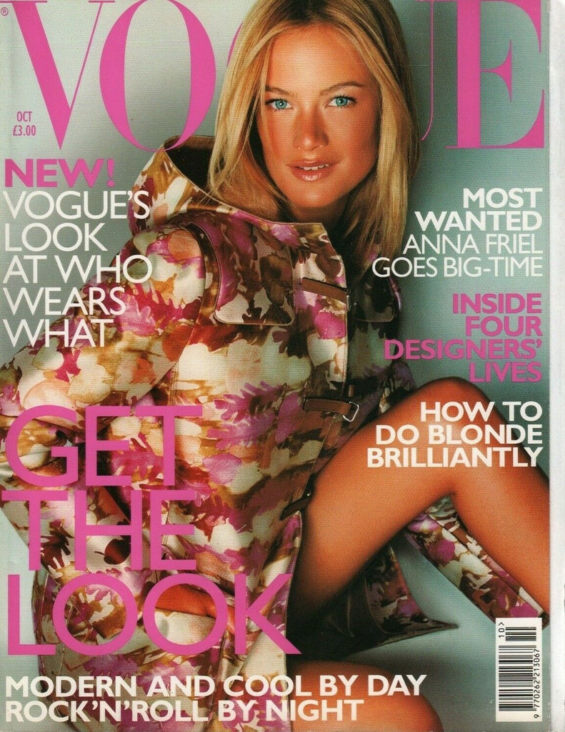 Vogue Fashion Magazine October 1999 Mario Testino Carolyn Murphy 031120AME