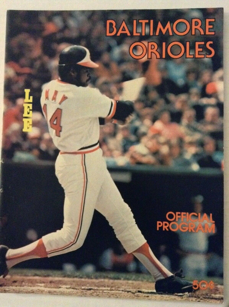 Baltimore Orioles Official Program 1977 Schedule 022719nonrh