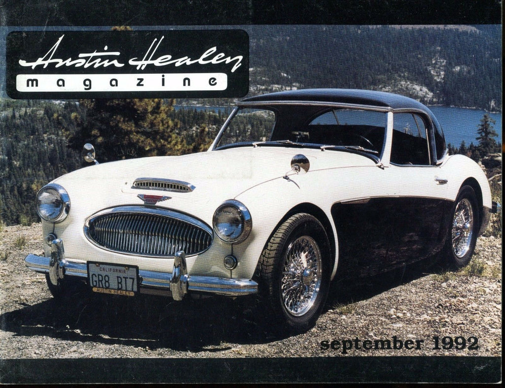 Austin Healey Magazine September 1992 EX w/ML On Back 022717nonjhe