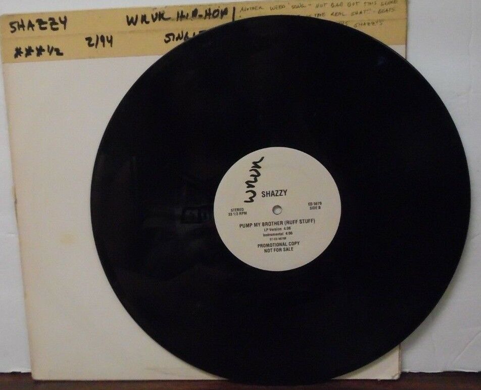 Shazzy Pump my Brother 12" SIngle PROMO vinyl 100818LLE