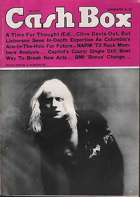 Cash Box June 9 1973 Edgar Winter EX 120115DBE