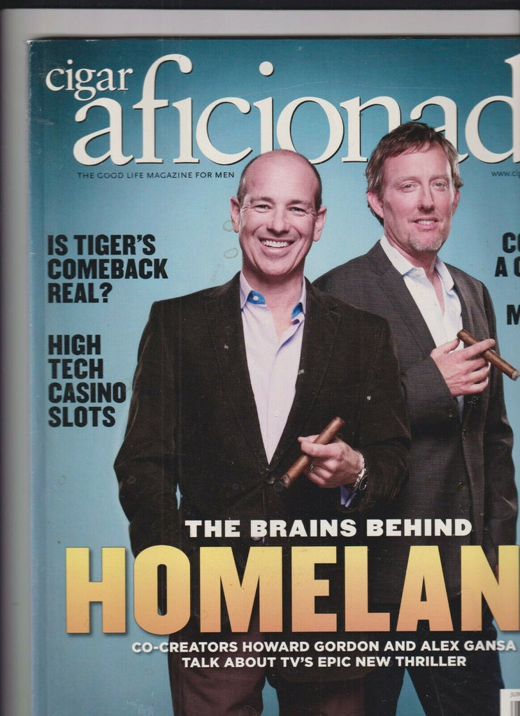 Cigar Aficionado Mag Howard Gordon Alex Gansa June 2012 102519nonr
