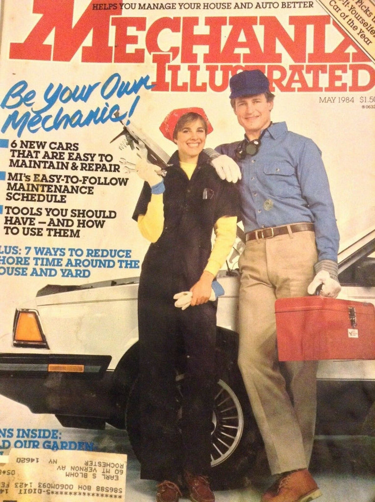Mechanix Illustrated Magazine Easy Cars To Maintain May 1984 042118nonrh