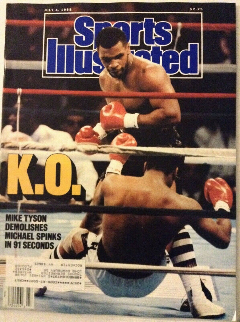 Sports Illustrated Mike Tyson Michael Spinks July 4, 1988 030319nonrh