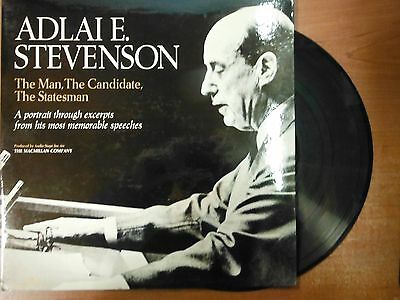 33 RPM Vinyl Adlai E Stevenson The Macmillan Company RPI Records 012115SM