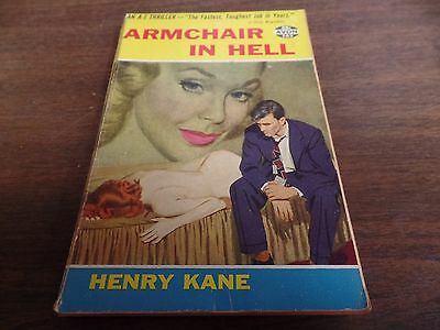 Armchair in Hell Henry Kane Avon Books 1948 152pgs Mystery Novel 121415ame
