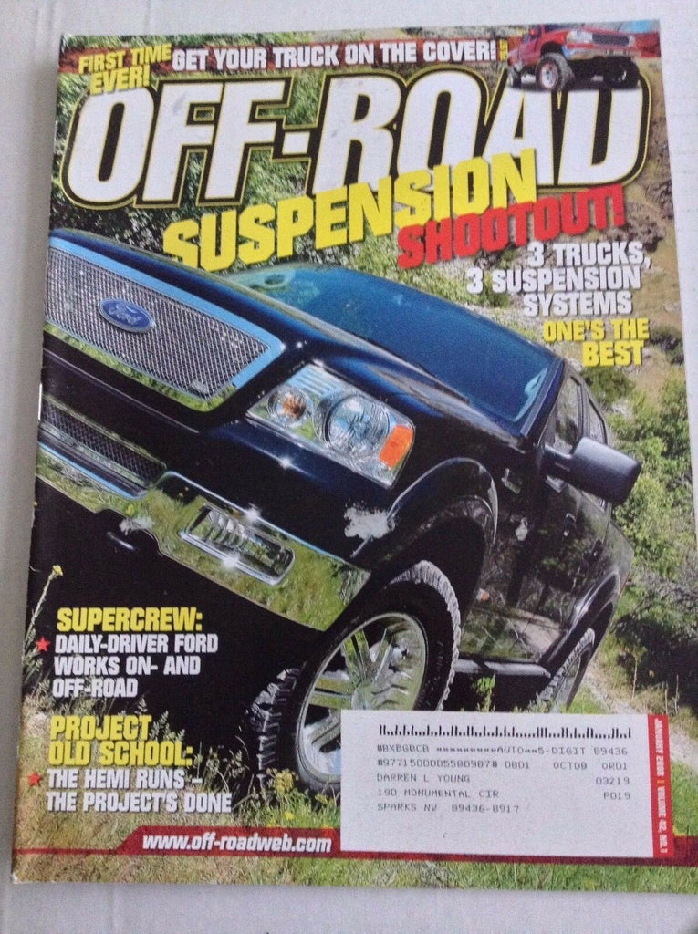Off-Road Magazine Suspension Shootout & Supercrew January 2008 032217NONRH