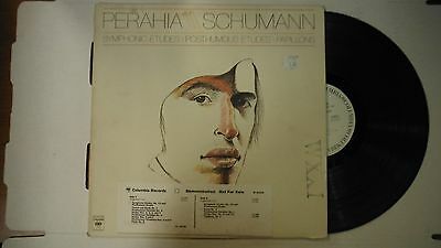 33 RPM Vinyl WLP Perahia Plays Schumann Columbia M 34539 111214KME