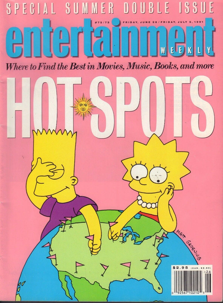 Entertainment Weekly Magazine June 28 1991 Bart Lisa Simpson 090617nonjhe