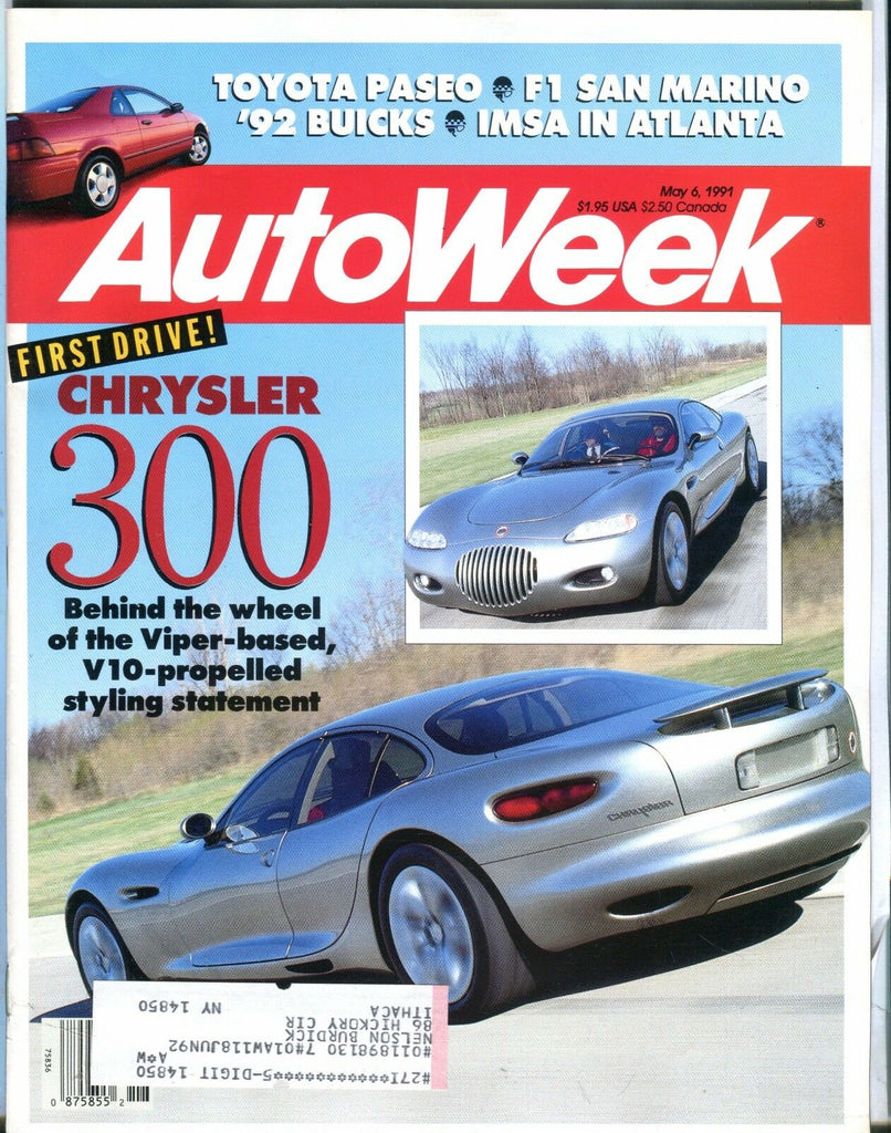 AutoWeek Magazine April 29 1991 1993 Firebird EX w/ML 022317nonjhe