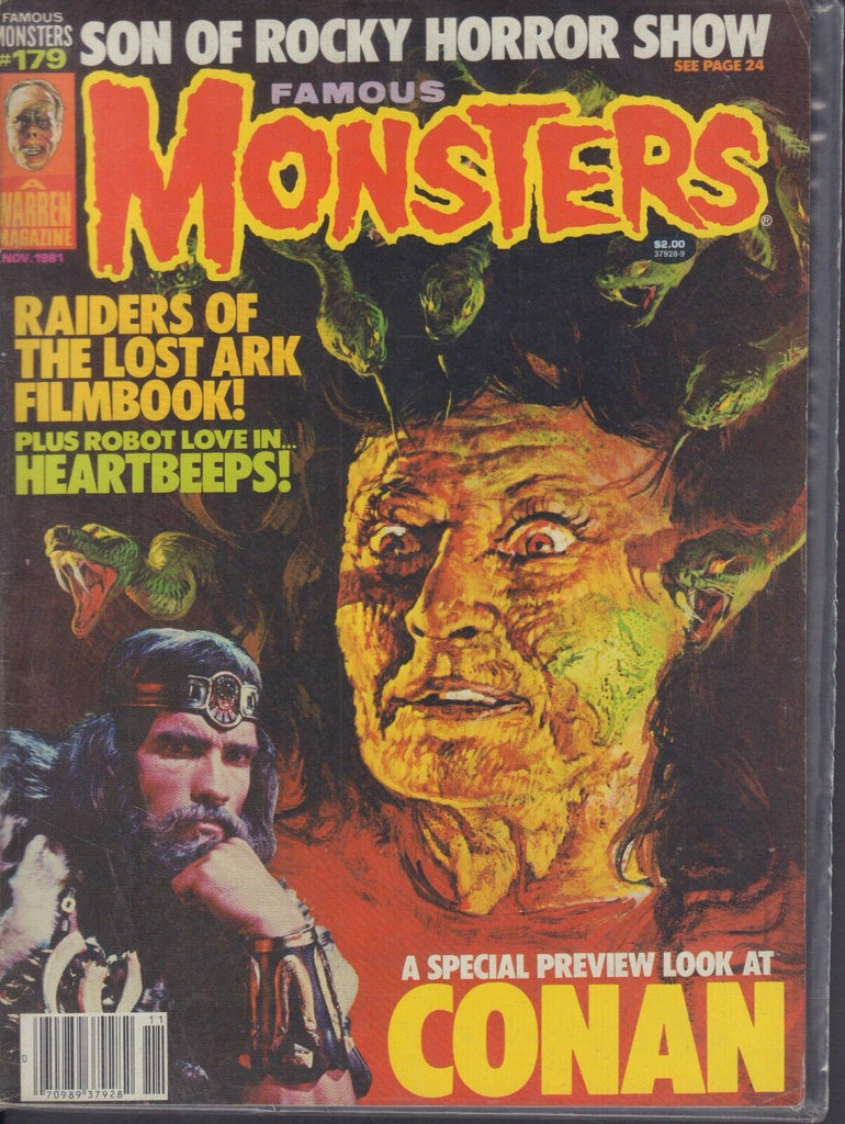 Famous Monsters November 1981 Conan Raiders of The Lost Ark 013018DBE