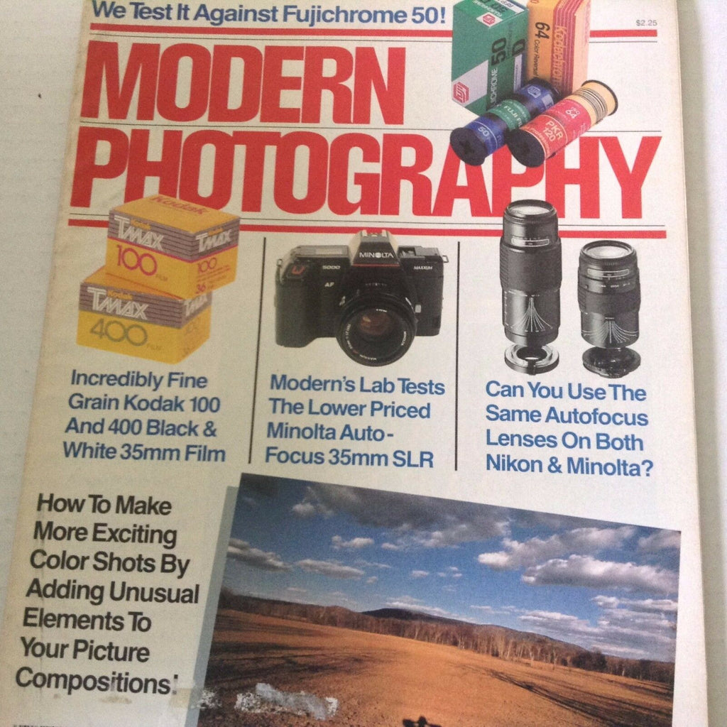 Modern Photography Magazine Grain Kodak 100 & 400 November 1986 071417nonrh