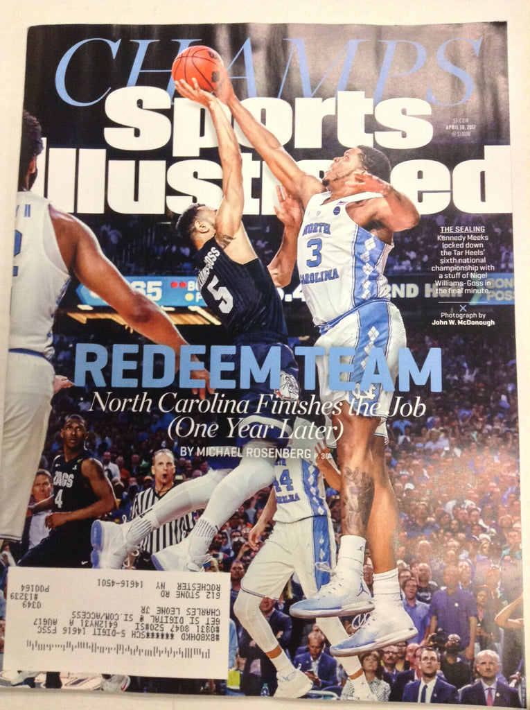 Sports Illustrated Magazine North Carolina April 10, 2017 041517nonrh