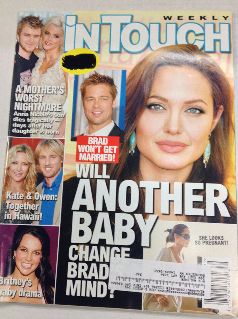InTouch Weekly Magazine Angelina Jolie Brad Pitt September 25, 2006 050417nonr