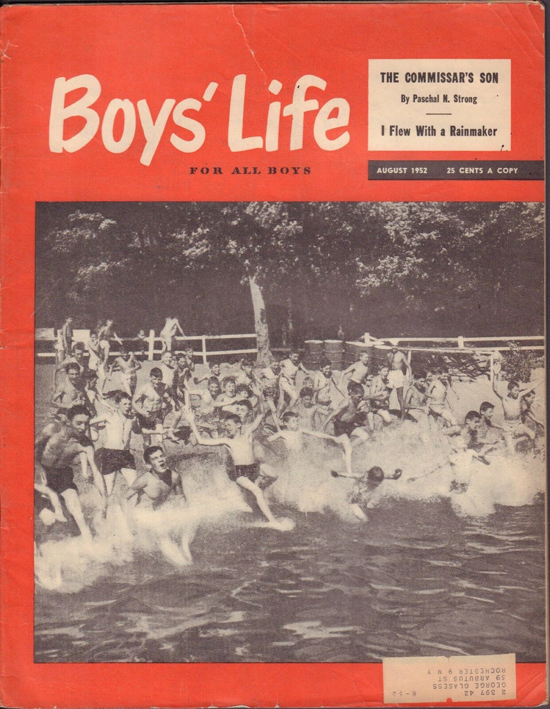 Boys Life August 1952 The Commissar's Son w/ML 011717DBE2