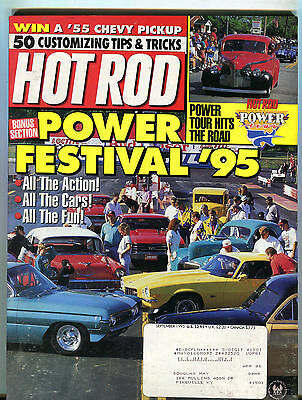Hot Rod Magazine September 1995 Power Festival '95 EX 032116jhe