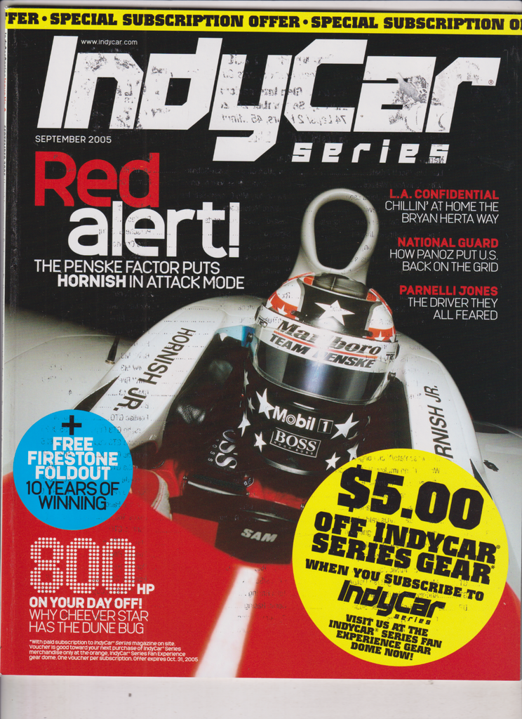 Indy Car Series Mag Penske Factor Hornish September 2005 011120nonr