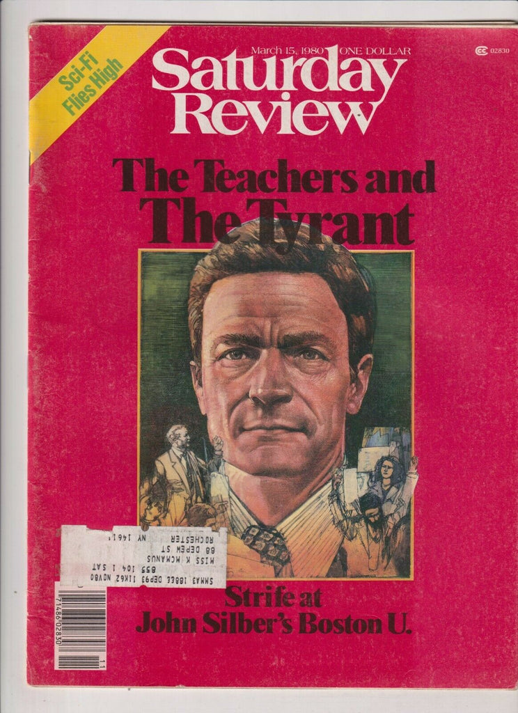 Saturday Review Mag Strife At John Silber's Boston U March 15, 1980 111519nonr