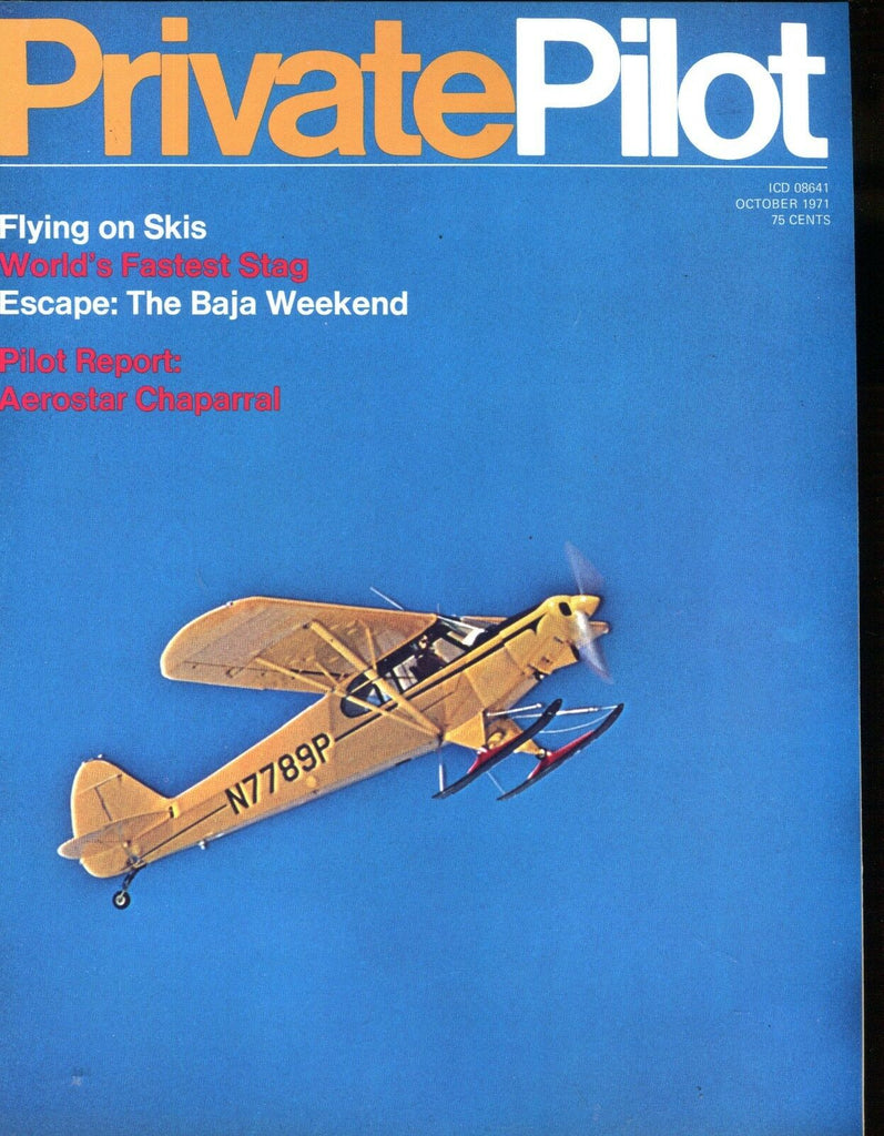 Private Pilot Magazine October 1971 Aerostar Chaparral EX No ML 121916jhe