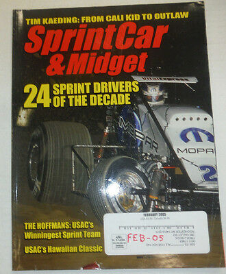SprintCar & Midget Magazine 24 Sprint Drivers Decade February 2005 020915R