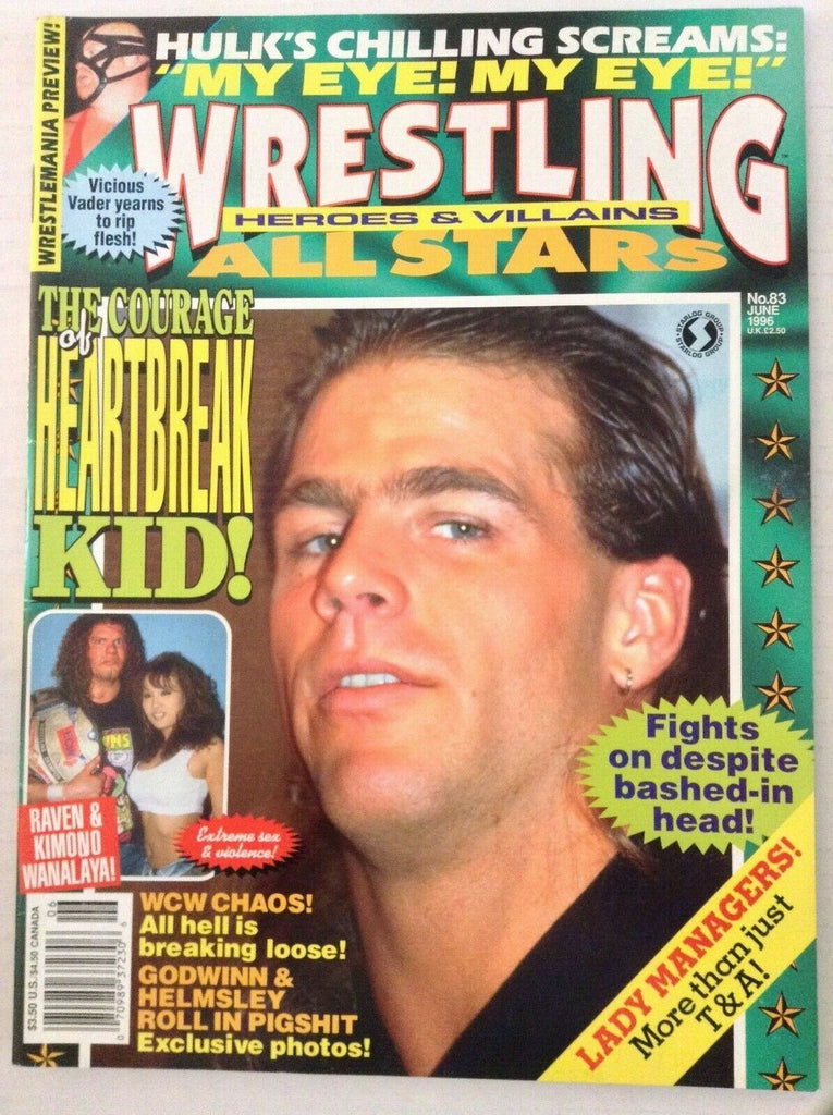 Wrestling Heroes & Villains All Stars Shawn Michaels June 1996 022319nonrh
