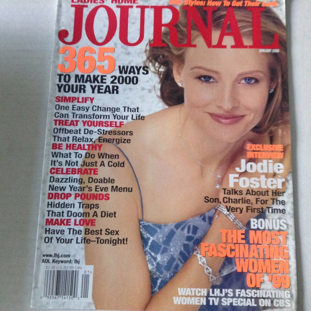 Ladies' Home Journal Magazine Jodie Foster January 2000 062017nonrh