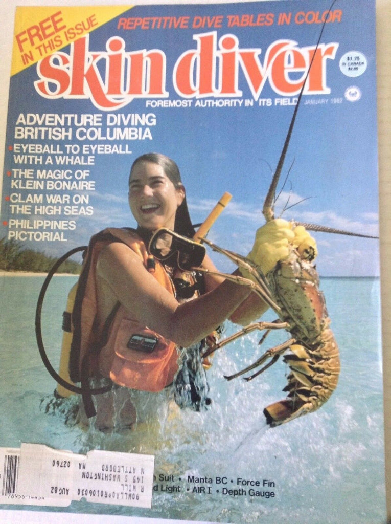 Skin Diver Magazine Diving In British Columbia January 1982 090717nonrh
