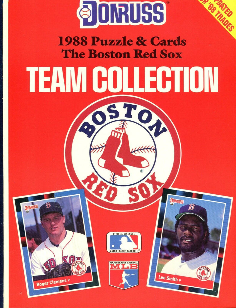 1988 Donruss Boston Red Sox Team Collection Magazine EX 012617jhe