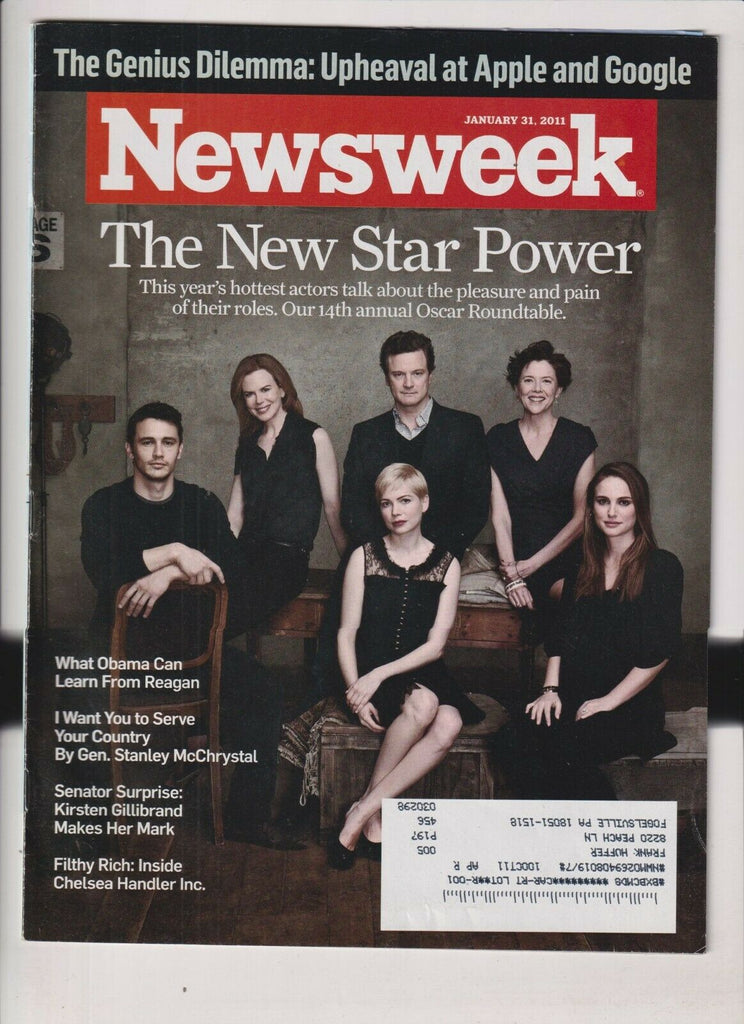 Newsweek Mag James Franco Barack Obama January 31, 2011 112019nonr