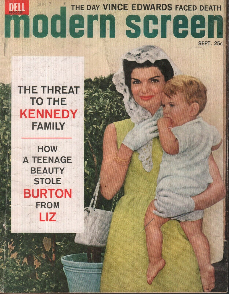 Modern Screen 1962 Jackie Kennedy Elizabeth Burton 070119AME2