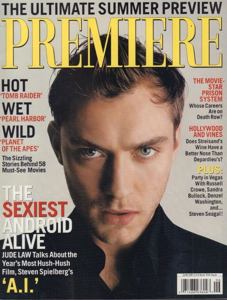 Premiere June 2001 Jude Law Sandra Bullock 121918DBE
