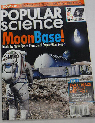 Popular Science Magazine Space Freaks & Rocket Men April 2004 NO ML 072815R