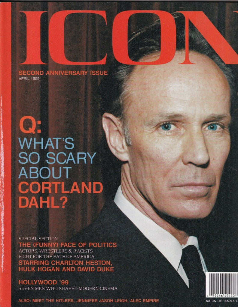 Icon Magazine Cortland Dahl Hulk Hogan David Duke April 1999 050619nonr