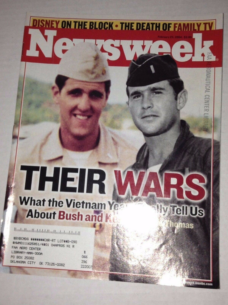 Newsweek Magazine John Kerry George W. Bush February 23, 2004 FAA 022917NONRH