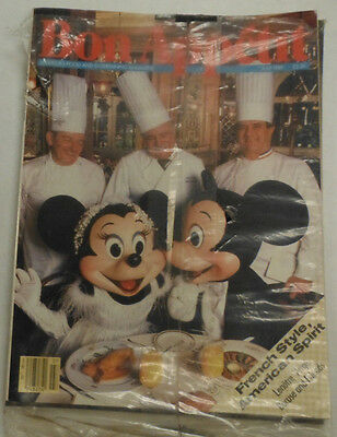 Bon Appetit Magazine Mickey Mouse And Minnie July 1989 101414R