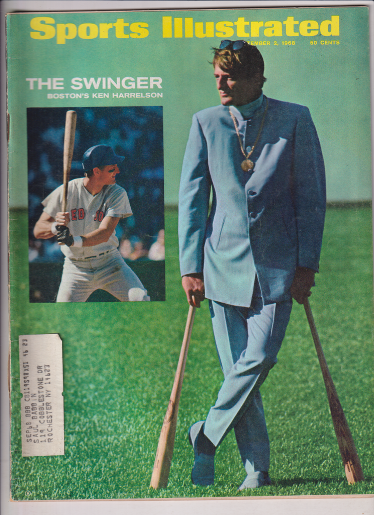 Sports Illustrated Mag Ken Harrelson September 2, 1968 013020nonr