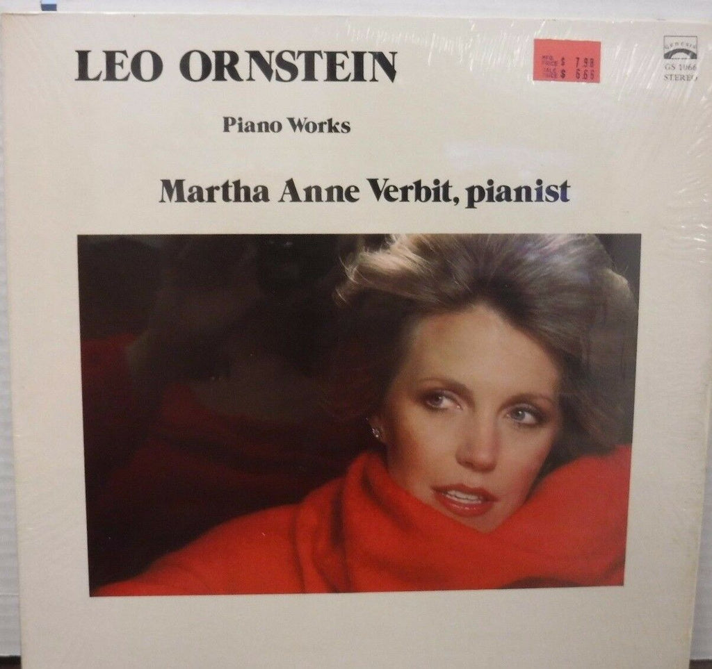 Leo Ornstein Piano Works Martha Anne Verbit, pianist 33RPM sw 012817LLE