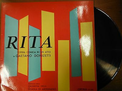 33 RPM Vinyl Di Gaetano Donizetti Opera Comica Rita Fonit Records 012115SM