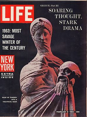 Life Magazine February 8 1963 Birthday Greece Part 3 VG 051816DBE2