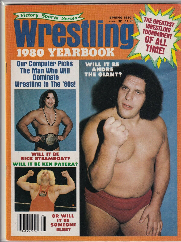 Wrestling Yearbook Andre The Giant Rick Steamboat Spring 1980 061419nonr