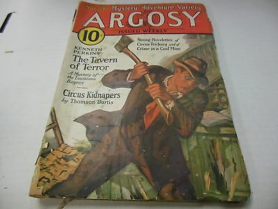 Vintage Argosy Weekly Nov 28, 1931 Mystery Adventure, Thomas Burtis 012414ame3