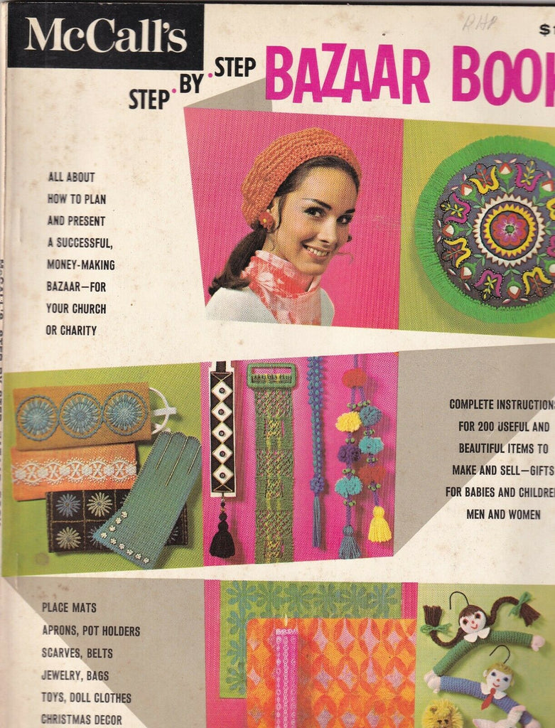 McCall's Step By Step Bazaar Book 1960s 090419nonr