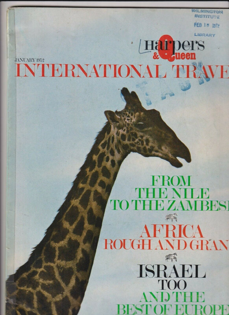 Harpers & Queen International Travel Mag Africa January 1972 112219nonr