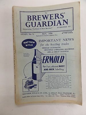 The Brewers Guardian May 1956 Mathew Wylie VG 081016DBE
