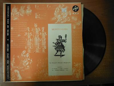 33 RPM Vinyl Monteverdi Il Ballo Delle Ingrate Vox Records DL650 011315SM