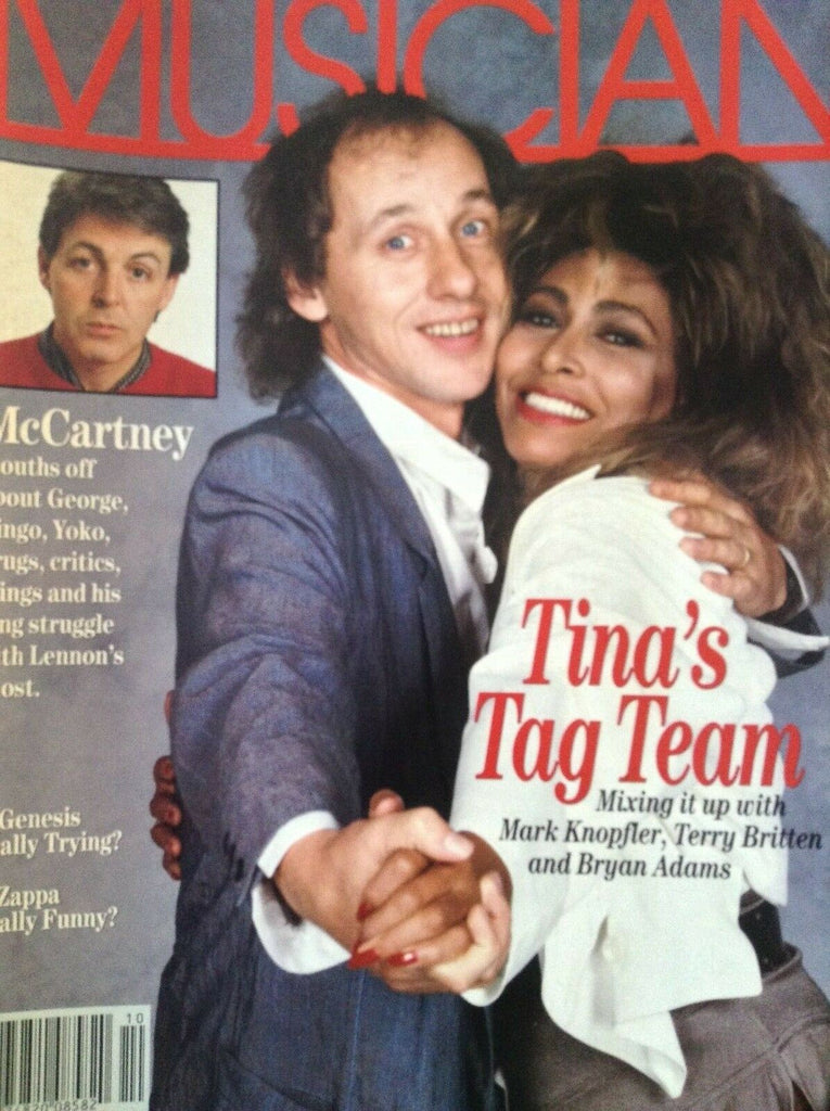 Musician Magazine Mark Knopfler Terry Britten October 1986 012419nonrh